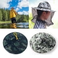 thumbnail image 3 of Mosquito Head Face Net Hat Bee Insect Bug Protection Hidden Mesh Fishing Q2, 3 of 9