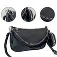thumbnail image 3 of Small Crossbody Hobo Handbags for Women, Multipurpose Soft Shoulder Bag Lightweight Retro Tote Bag with Coin Purse, 3 of 6