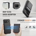 thumbnail image 3 of Decase for Google Pixel 9 Pro XL Wallet Case with Card Holder, Compatible with Mag-safe, RFID Blocking 2 in 1 Detachable Protective Phone Leather Cover with Kickstand for Women Men, Black, 3 of 13