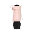 thumbnail image 2 of Unique Bargains Women's Chunky Heel Platform Ankle Combat Boots Pink (Size 7), 2 of 7