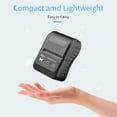 thumbnail image 4 of Label printer,Receipt Thermal Printer Paper Roll Usb Office Market Mobile Pocket Printers Thermal Printer 2 Printer 2 Inches 58mm Receipt Thermal With 1 Thermal Bt Compatible With 11, 4 of 7
