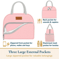 thumbnail image 4 of ComfiTime Lunch Bag - Insulated Lunch Box for Women, Large Capacity Cooler Bag for Adults & Teen, Cute Aesthetic Lunch Tote for Work, School, Extra Zippered Pocket for Wallet & Phone, 4 of 13