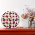 thumbnail image 6 of YAZAOO Decorative Wall Clock Size：25cm Cherry Delight Design Pattern Clock, 6 of 10