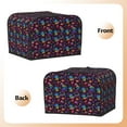 thumbnail image 3 of Lsque mushroom colorful Skull Print 4 Slice Toaster Cover , Kitchen Appliance Dustproof Protector , Toaster Protector Dustproof Kitchen Appliance Cover, 3 of 7