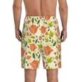 thumbnail image 3 of Kdxio Rose Daisy Print Mens Sleep Shorts Bottoms Soft Comfy Pajama Wear Pants with Drawstring Pockets, 3 of 7