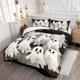 thumbnail image 3 of Funda nórdica Queen Size Kawaii Ghost Funda nórdica Happy Halloween Night Duvet, 3 of 7