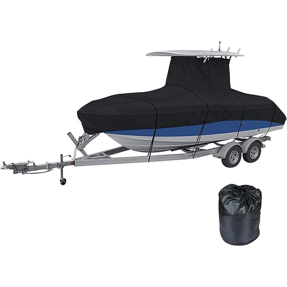 munirater T-Top Boat Cover 20-22ft Storage Waterproof 420D Heavy Duty Center Console