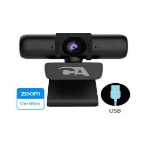 Cyber Acoustics Essential 1080p 5MP Zoom Certified USB Webcam