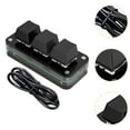 thumbnail image 6 of yotijay Mini 3 Key Keypad Convenient Rounded Corners Smooth Appearance Game Keyboard Black Need Set, 6 of 9