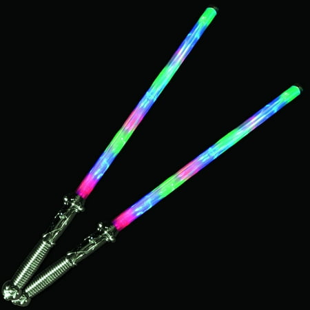 - Magic LED Light Up Prism Super Saber Swords (2-Pack)