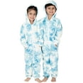 thumbnail image 4 of Joggies - TieDye Blue Toddler Footless Hoodie One Piece - Toddler - Small (Fits 2'8 - 2'11"), 4 of 6