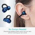 thumbnail image 3 of MEE audio Pebbles Air Open Ear True Wireless Earbuds: Earclip Headphones with Headset (Sapphire), 3 of 14