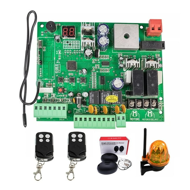 12V/24V Board For Automatic Double Arms Swing Gate Opener Control Board Panel Smart Control Center System Replace Fittings ,Free Your Hands