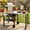 Black, variant on Harper & Bright Designs Outdoor Kitchen Cart Foldable Prep Station, Portable BBQ Grill Cart with Stainless Top and Storage for Backyard Patio, Gray