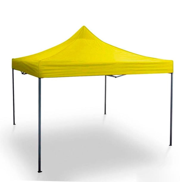 Toldo plegable ilios innova acero reforzado 3x3 amarillo