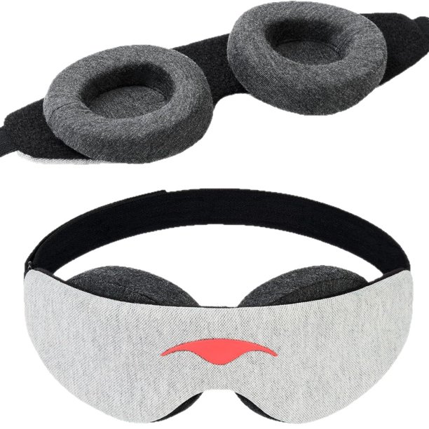 Antifaz para dormir Manta con bloqueo de luz y presión intraocular cero. Cómodo y ajustable. Perfecto para dormir.