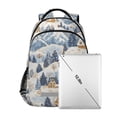 thumbnail image 7 of FORMRS Unisex Backpack Elementary School Travel Bookbag with Reflective Stripes, Snowy Winter, 7 of 7