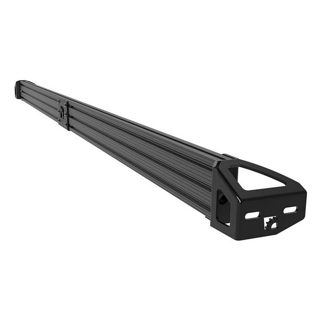 BuiltRight Industries Multi Purpose Accessory Mount 107011 Mounts Bike/Molle Cargo Panel/Traction Mat And To Secure Gear; Bolt On; Powder Coated; Textured Black; Steel With Aluminum Extrusion