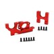 thumbnail image 2 of Juego de montaje de motor y engranaje ajustable de metal para 104072 104001 104002 1/10 RC Car Upgrades Parts Red, 2 of 5