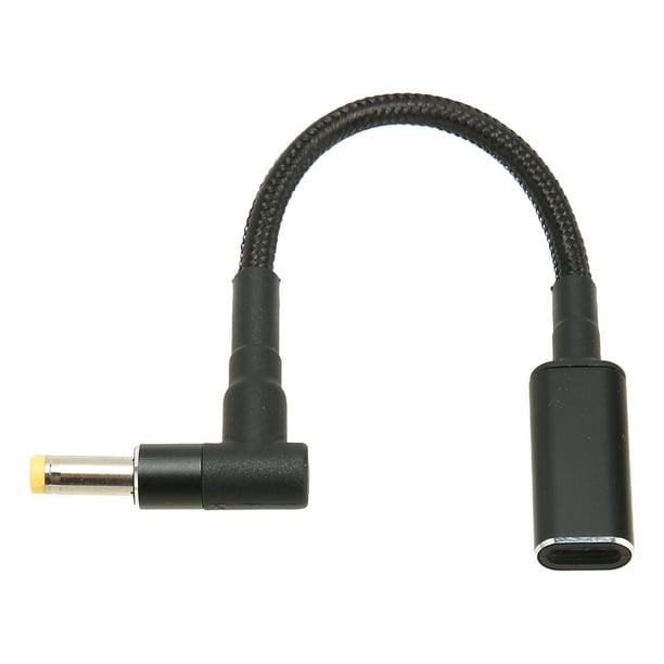 Cable Adaptador USB Tipo C Hembra A Macho De 4,8x1,7mm, Chip Dual PD E MARK, Cable Adaptador USB Tipo C Portátil De 100W