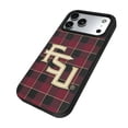 thumbnail image 2 of Keyscaper Florida State Seminoles Plaid Magnetic Bump iPhone Case, 2 of 6