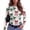 02#Light Green, variant on Christmas Graphic Tee for Women Long Sleeve Crew Neck Slim Fit Holiday Shirt for Festive Casual Everyday Wear