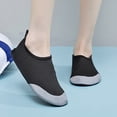 thumbnail image 5 of GrmtClth Boys And Girls Flexible Slip On Water Skin Shoes Protective Sole For River Walking And Pool Swimming Black 11-12 Years, 5 of 6
