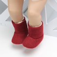 thumbnail image 7 of Baby Girls Winter Warm Snow Boots,Premium Knitted Thick Fleece Soft Sole Non-slip Booties Toddlers Shoes,for 0-18M Infant Boys Girls, 7 of 7