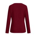 thumbnail image 6 of CAIXIA Long Sleeve Shirts for Women Boho Tops Trendy Blouses Dressy Casual Lace Tops Fall Outfits Fashion Winter Clothing Tunic Tops Loose Fit Business Casual Outfits, 6 of 6
