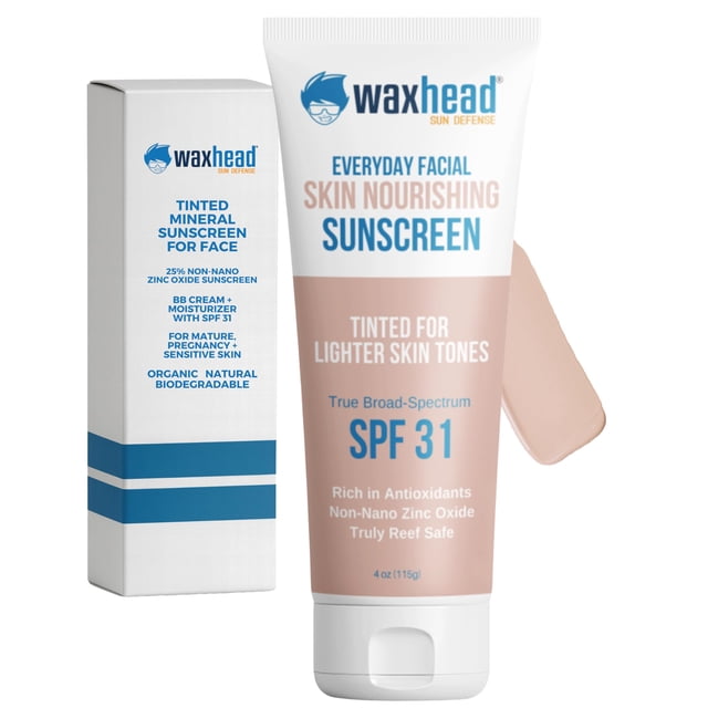 Crema solar Waxhead con minerales tintados SPF 31 BB, 120 ml