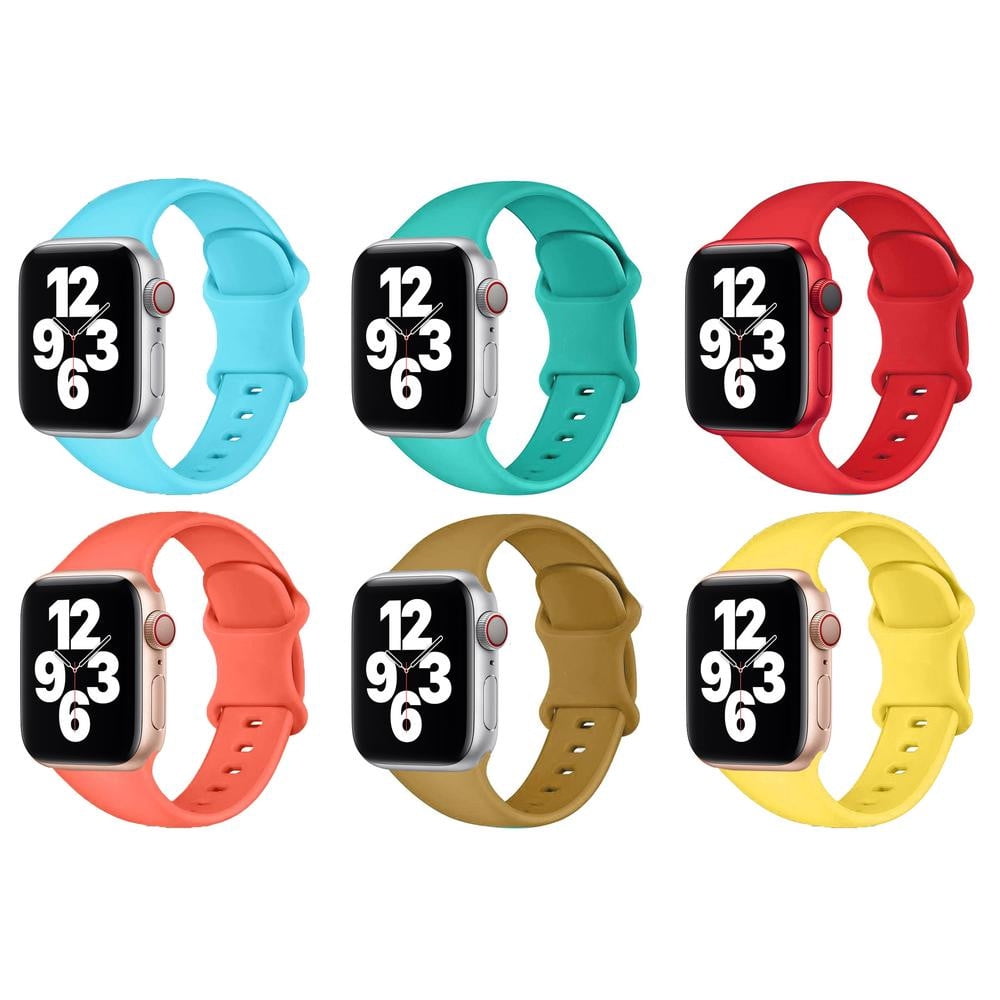 YuiYuKa 6Pack Sport Silicone Band For Aplle Watch Bands 44mm 45mm 42mm yuiyuka-6pack-sport-silicone-band-for-aplle-watch-bands-44mm-45mm-42mm