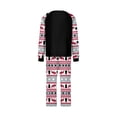 thumbnail image 4 of Salutations de Noël Pyjamas Assortis, Tenues de Famille Assorties Pyjama-Fête Prêt Pyjamas de Noël pour la Famille pour un Style Familial Cohérent (Rouge), 4 of 4