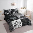thumbnail image 2 of Feelyou Lodge Cabin Twin Bedding Sets 7pcs, Wolf Bear Bedding Comforter Set, 2 of 7