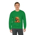 thumbnail image 5 of Pumpkin Skull Dot Day Unisex Heavy Blend™ Crewneck Sweatshirt, 5 of 7