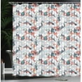 thumbnail image 3 of Ambesonne Abstract Shower Curtain, Polka Dots Hipster Fun Art, 69"Wx84"L, Pearl Cinnamon, 3 of 4