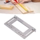 thumbnail image 5 of Localizador de perforaciones localizador de perforaciones para manijas de muebles de tamaño pequeño Escala precisa de acero inoxidable plateada para gabinete Anggrek Otros, 5 of 8