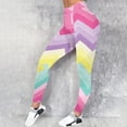 thumbnail image 2 of Shadoumai Womens Easter Leggings Cute Eggs Graphic High Waist Yoga Pants Tummy Control Workout Running Leggings, 2 of 4