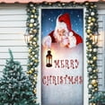 thumbnail image 4 of Djunllk Christmas Door Cover Decoration Photography Backdrop Outdoor Sign for Home Wall Indoor Outdoor Party, 78.7 x 35.4, 4 of 6
