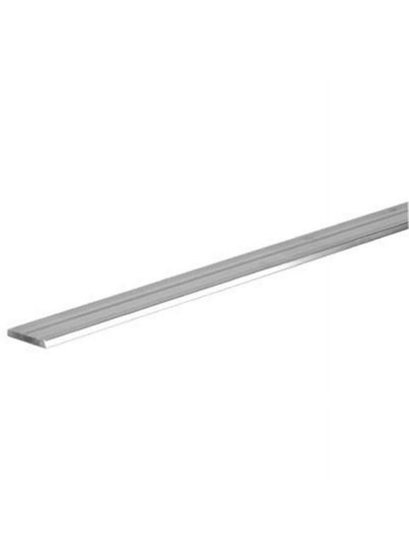 SteelWorks 0.125 in. X 0.5 in. W X 3 ft. L Aluminum Flat Bar 1 pk