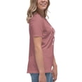 thumbnail image 4 of Drink Up Witches Distressed Font Halloween Shirt - Women's Relaxed T-Shirt copy (Heather Mauve, S), 4 of 6