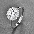 thumbnail image 3 of 925 Sterling Silver Engagement Ring Set for Women Princess Cut Cubic Zirconia Womens Wedding Ring Set Size 5-10, 3 of 5