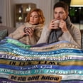 thumbnail image 4 of Christian Gifts for Women, OUXIOAZ Bible Verse Blanket Religious Gift Healing Throw Blanket with Inspirational Thoughts Prayer Blankets Mother''s Day Birthday Gifts Spiritual Gifts for Women 40"x50", 4 of 5