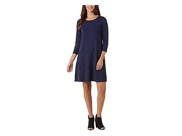 French Terry Pullover Dress 