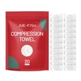 thumbnail image 2 of Fiudx Ofertas relámpago Toalla de compresión Toalla comprimida desechable Toalla de algodón espesa para lavarse la cara Toalla de ducha portátil para viajes de hotel, 2 of 7