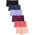 thumbnail image 1 of Iheyi 12 Pack of Women's Regular & Plus Size Lace Boyshort Panties Panty Underwear (XL X-LARGE), 1 of 5