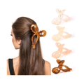 thumbnail image 1 of wonima44 4pcs 5 Inch Butterfly Hair Clips,Pink Big Bow Claw Clip For Women,Trendy Jelly Bows Things,Coquette Hair Accessories Claw Clips, 1 of 1