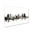 thumbnail image 2 of Trademark Fine Art 'Durham North Carolina Skyline III' Canvas Art by Michael Tompsett, 2 of 3