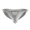 thumbnail image 1 of Men's Underwear Breathable Solid Color Nylon Briefs with Low Rise Fit for Daily Comfort and Support, 1 of 2