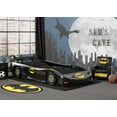 thumbnail image 6 of Delta Children DC Comics Batman Batmobile Car Plastic Twin Bed, Black, 6 of 6