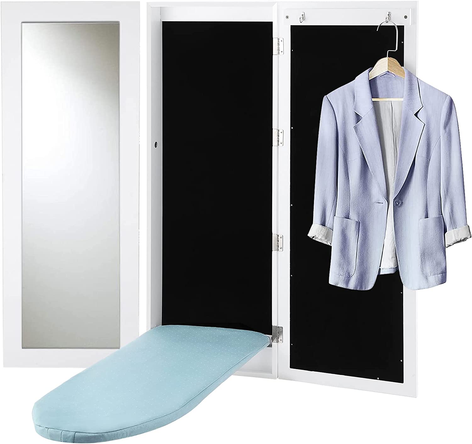 Wall Mounted Ironing Board Foldable Hanging Ironing Board with